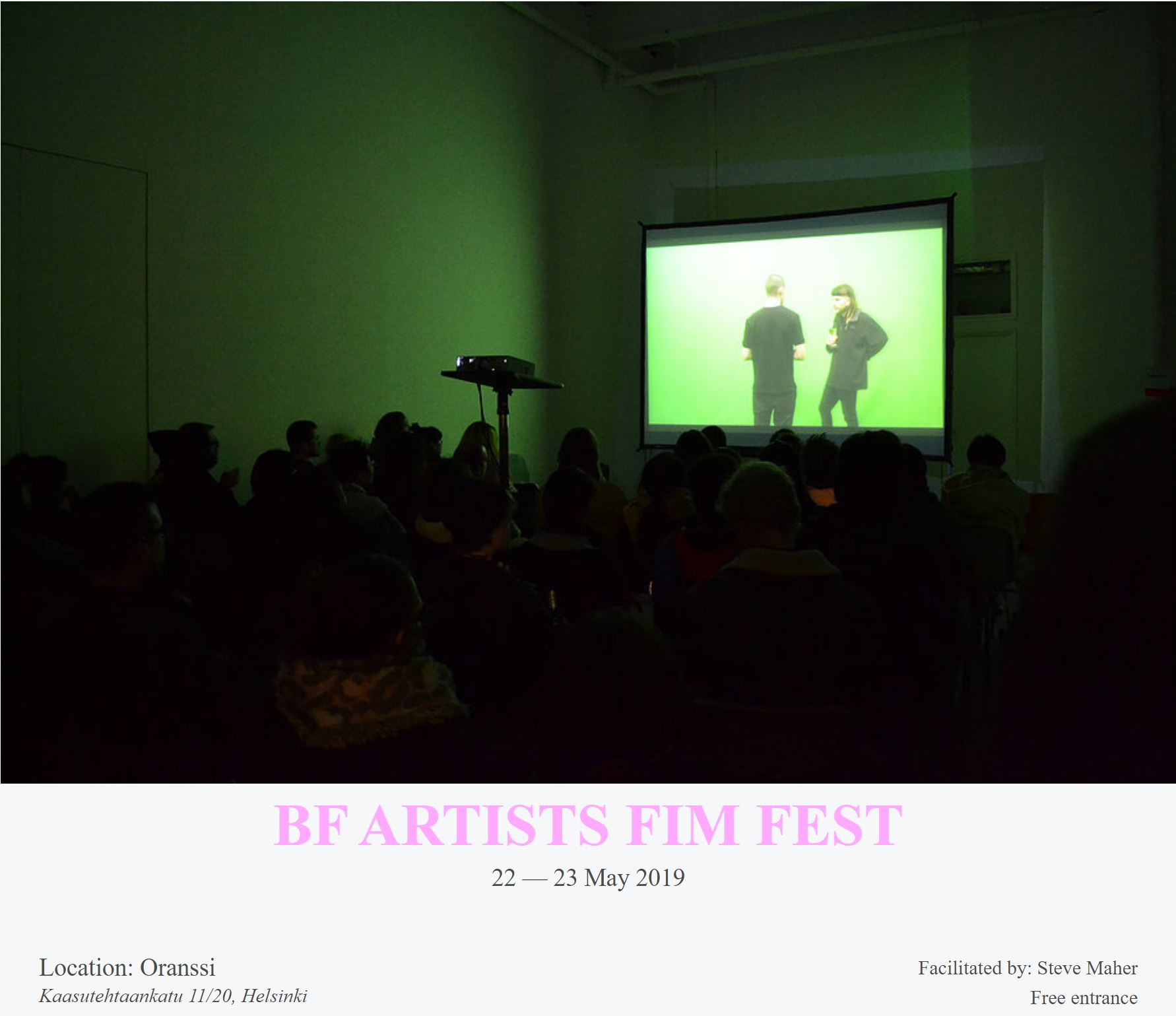 Image for Mocksim showing: BF Artist Film Festival 3