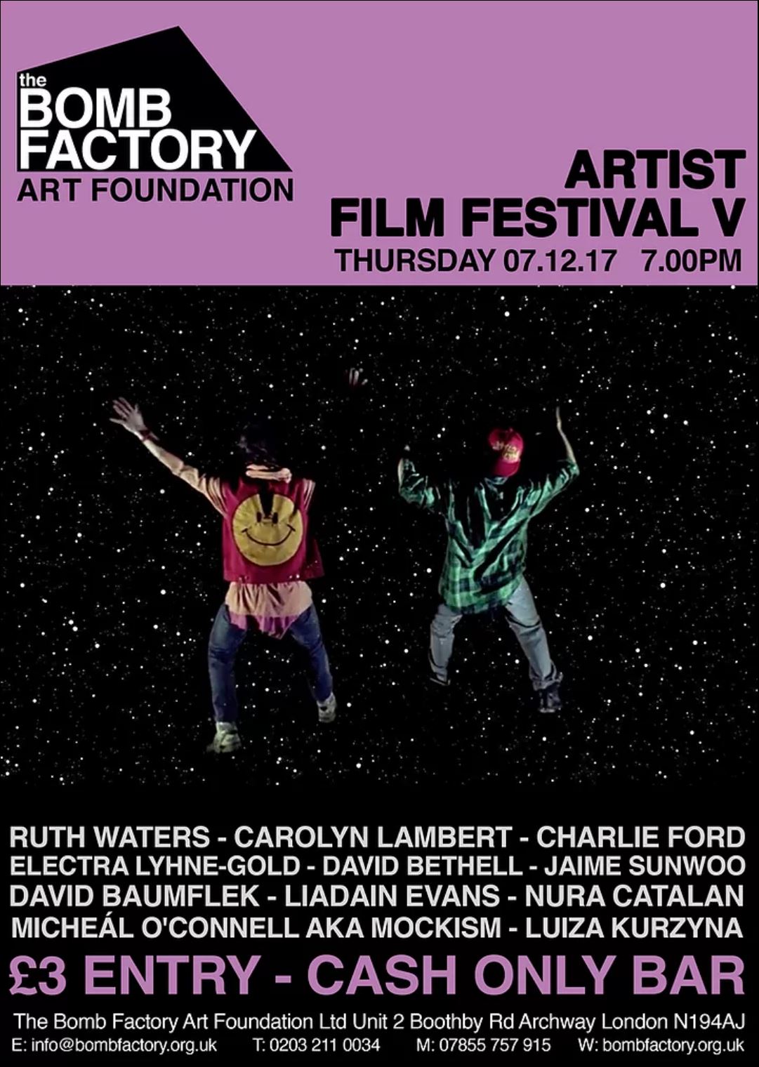Image for Mocksim showing: The Bomb Factory Artist Film Festival 1