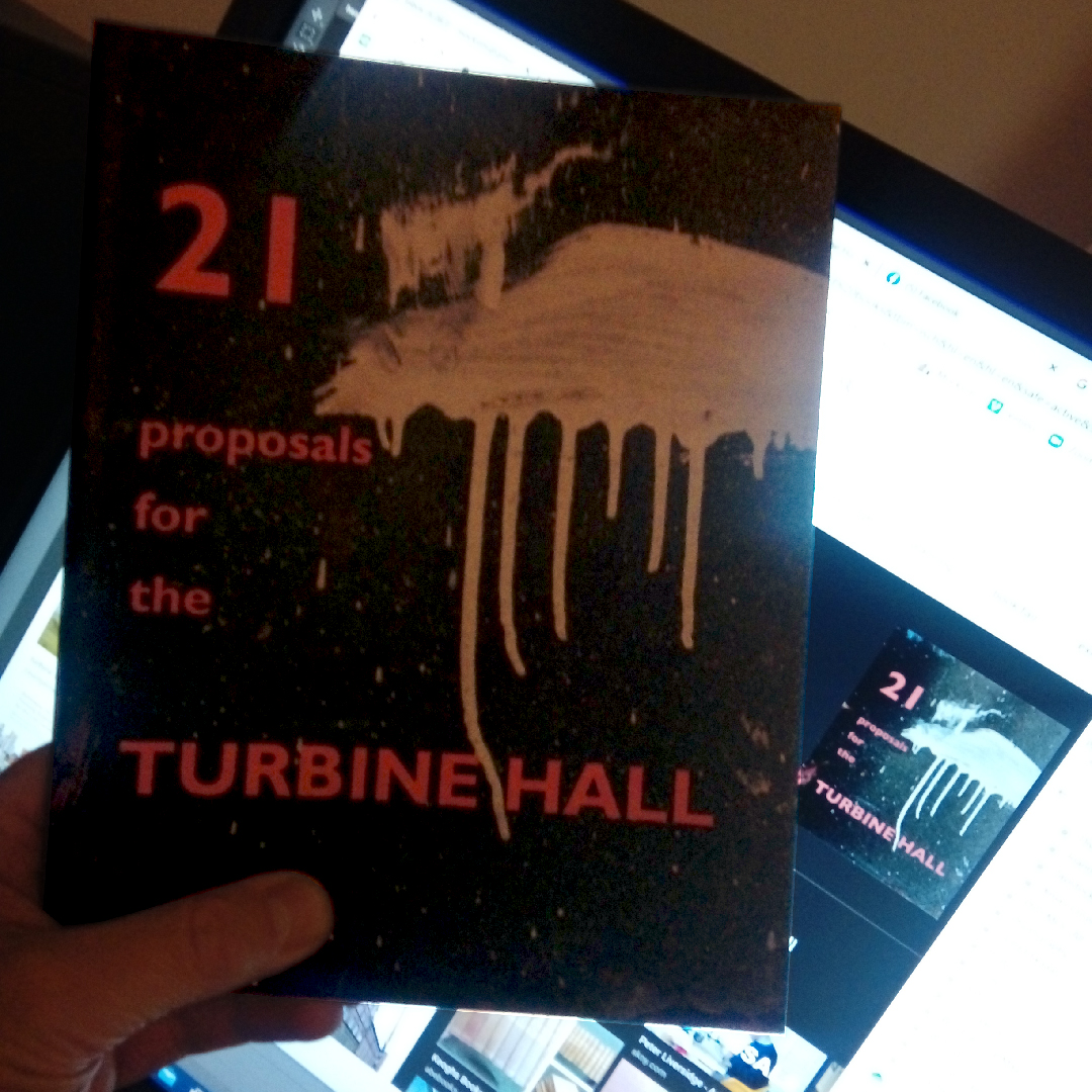 Showing titled 21 Proposals for the Turbine Hall and Launch