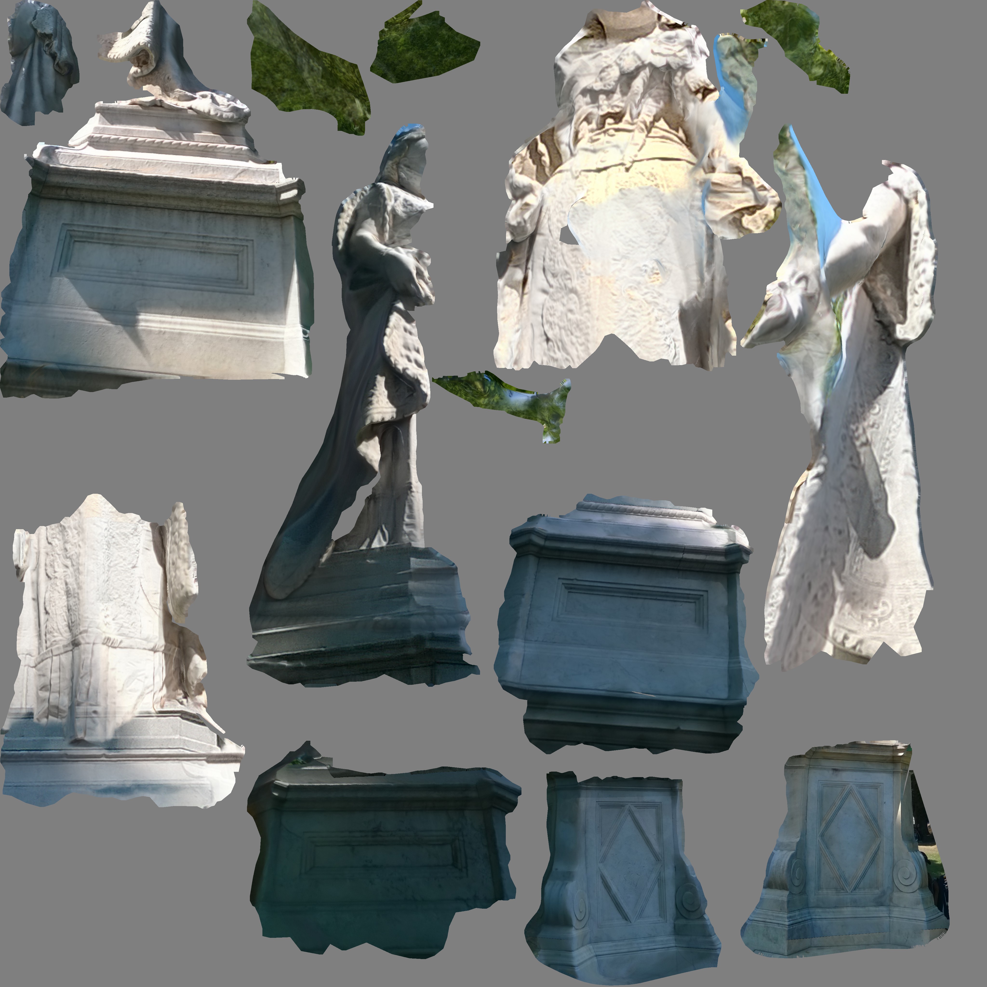 Image for Mocksim artwork: Algorithmic Statue Destruction (Famine Queen)