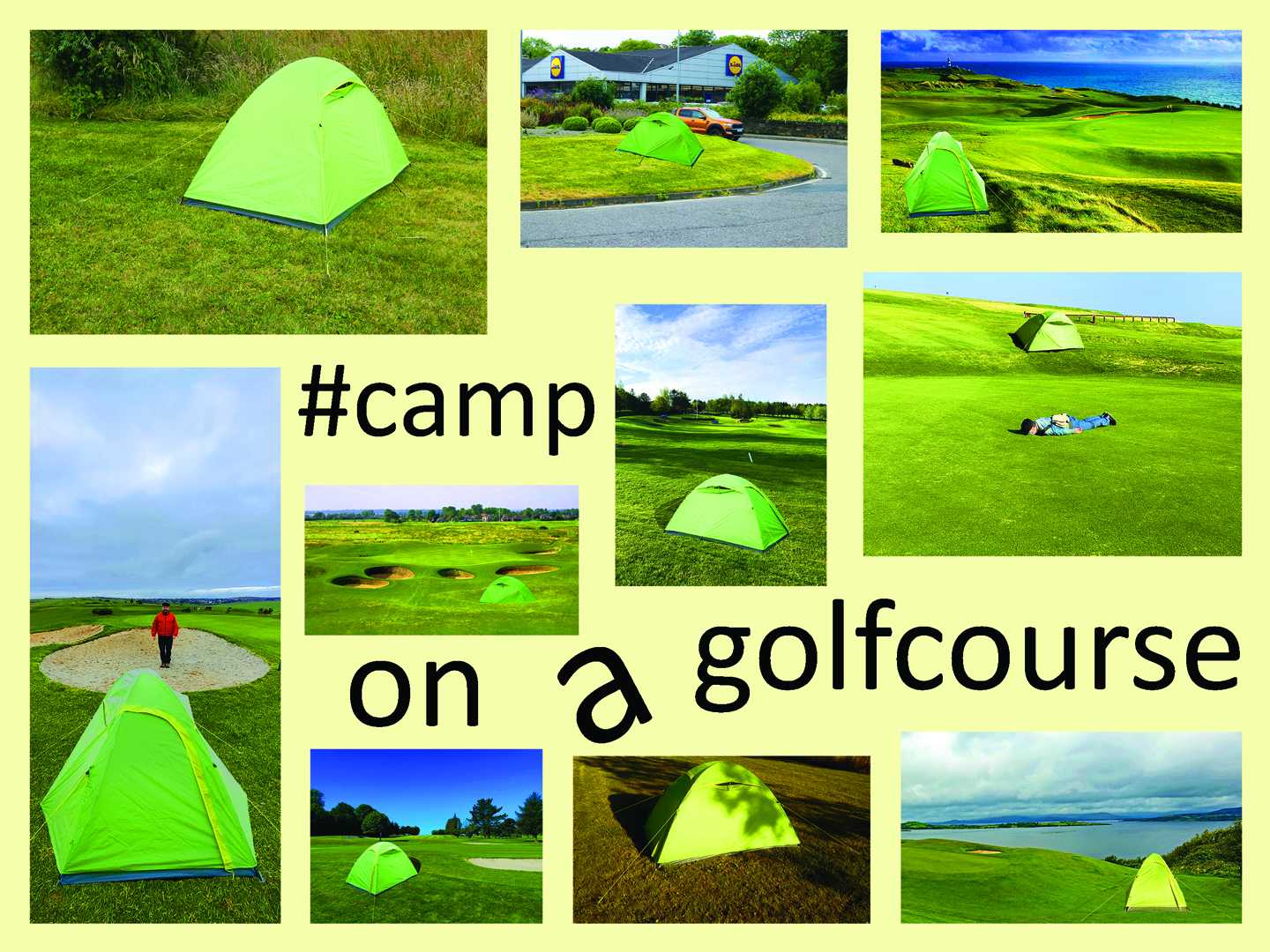 Image for Mocksim artwork: #camponagolfcourse Poster