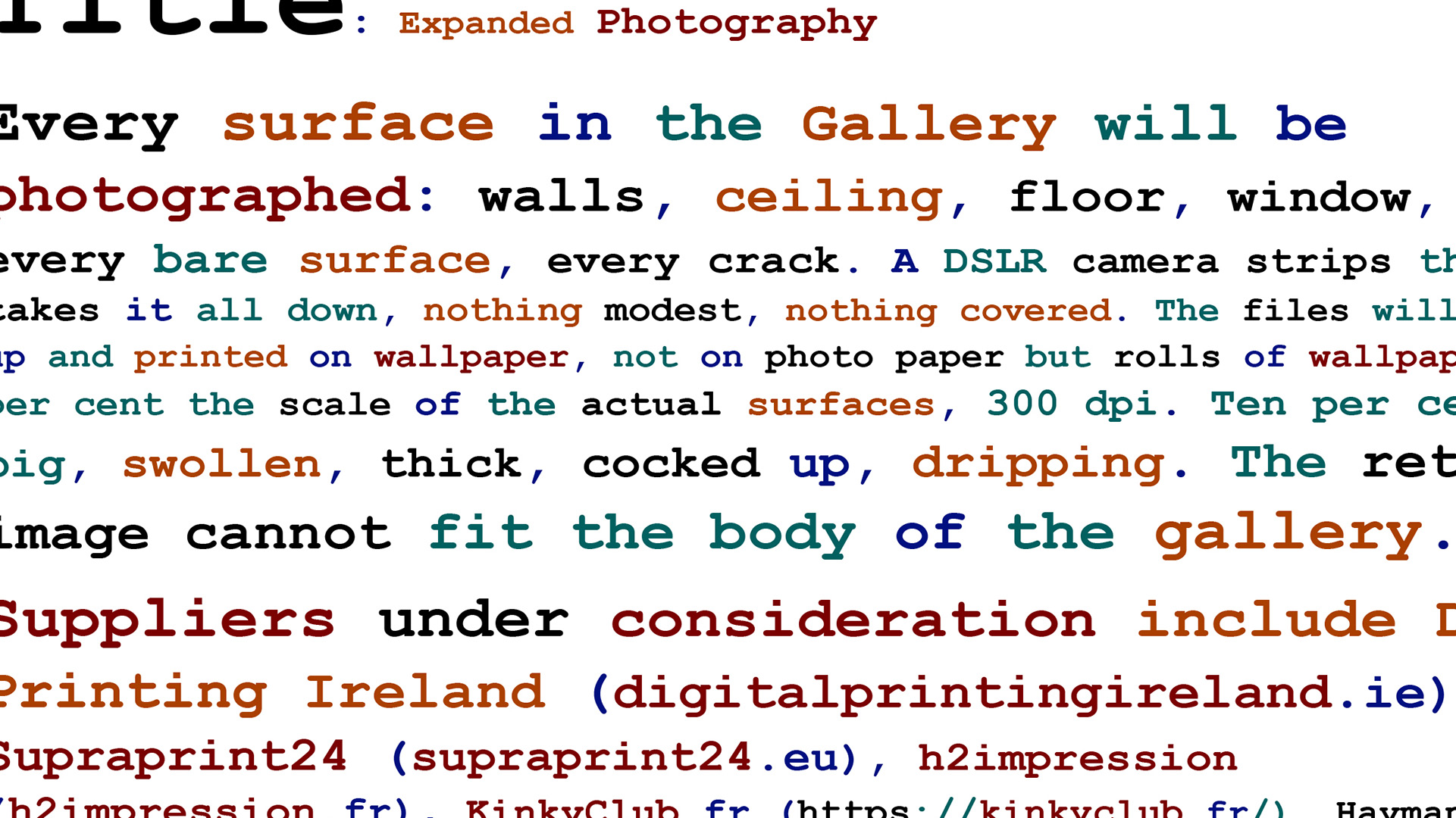 Image for work Expanded Photography