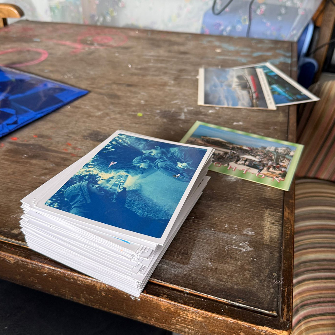  Work entitled Mark O'Knee's Postcards